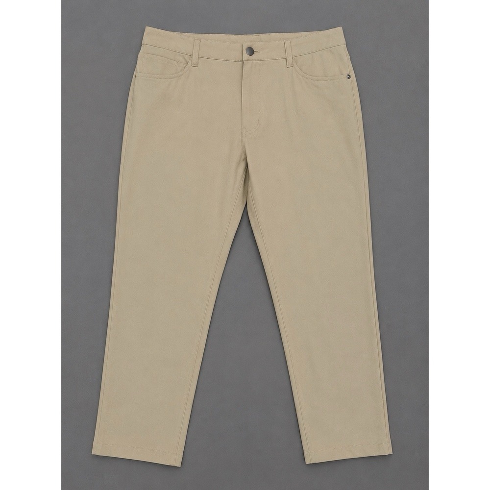 Lululemon Mens ABC SlimFit 5 Pocket Pant Warpstreme Trench Tan 32x30 Beige Chino